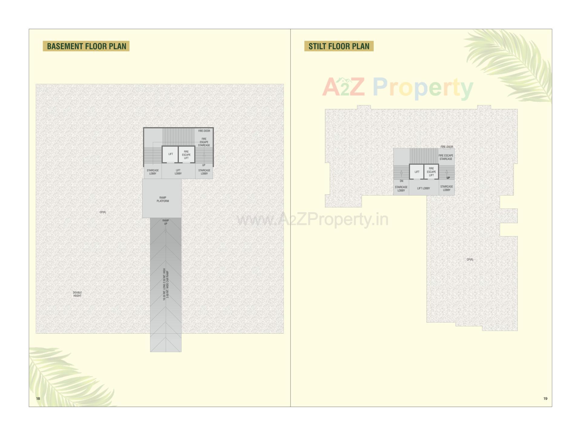 Layout of real estate project The Vista Residential located at Kasba, Vadodara, Gujarat