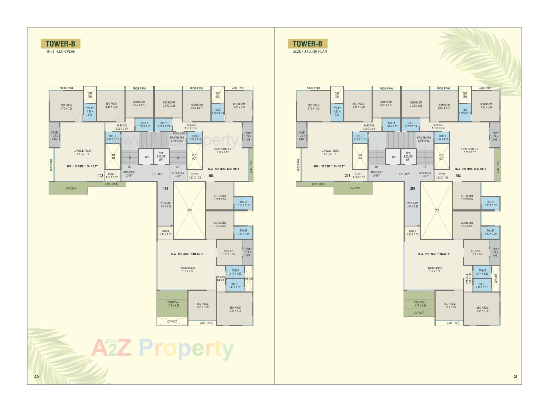 Layout of real estate project The Vista Residential located at Kasba, Vadodara, Gujarat
