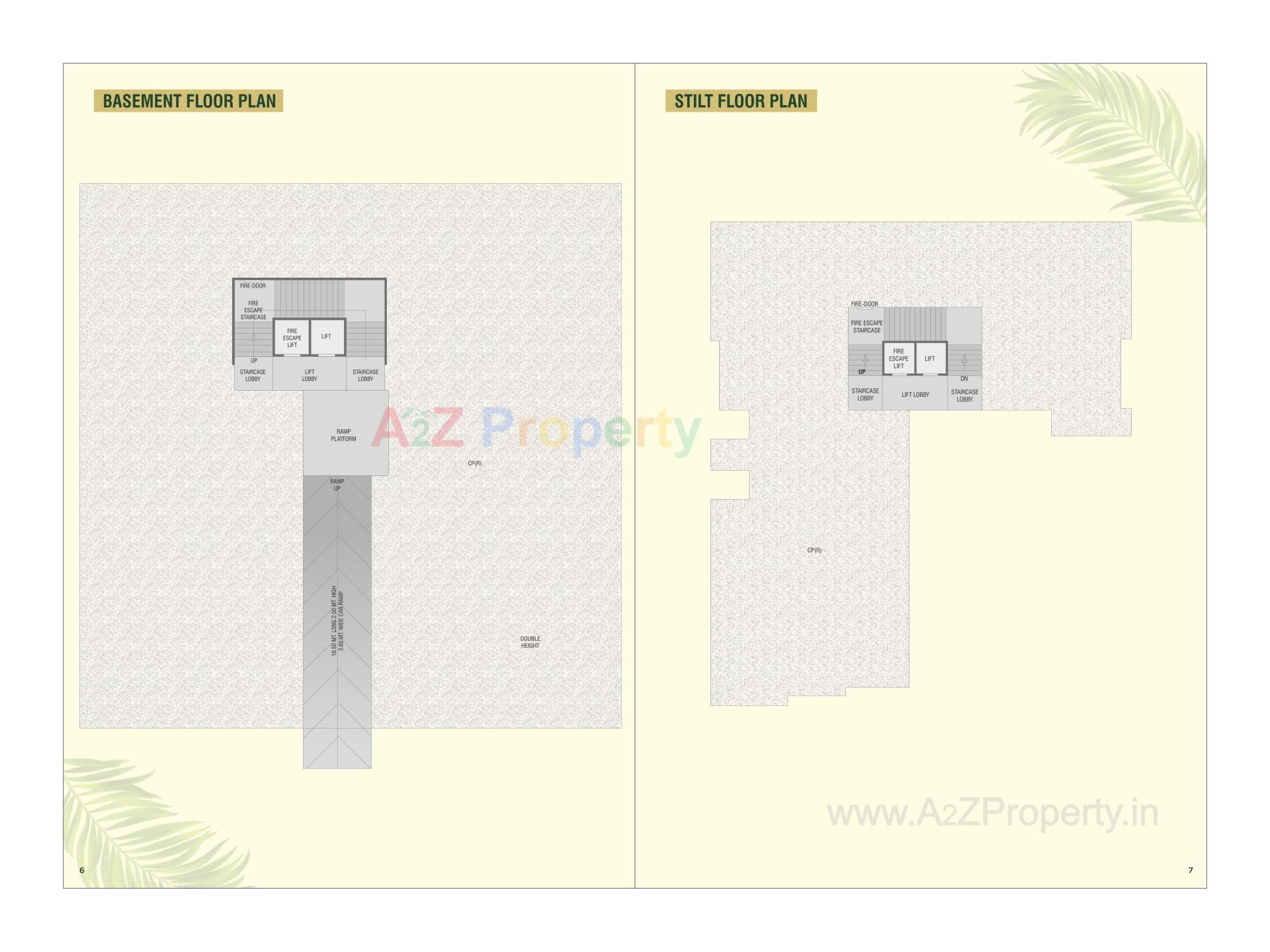 Layout of real estate project The Vista Residential located at Kasba, Vadodara, Gujarat