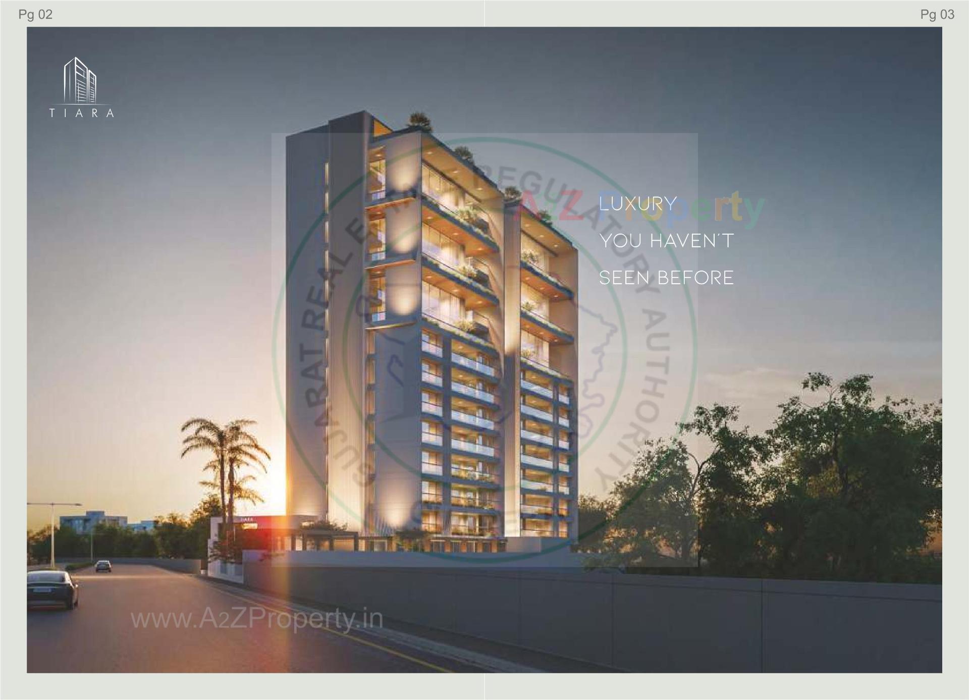 3D Elevation of real estate project Tiara located at Khanpur, Vadodara, Gujarat