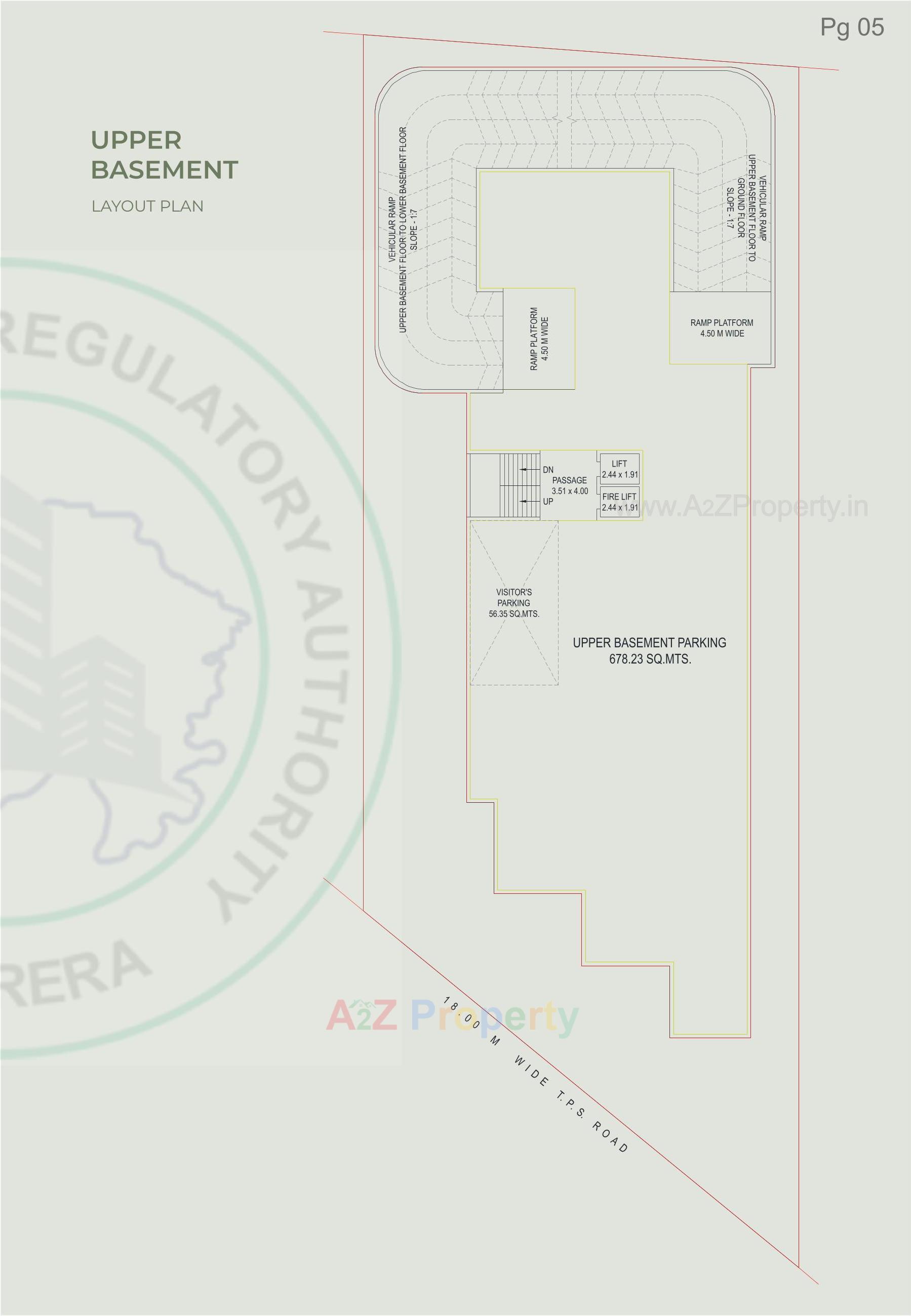Layout of real estate project Tiara located at Khanpur, Vadodara, Gujarat