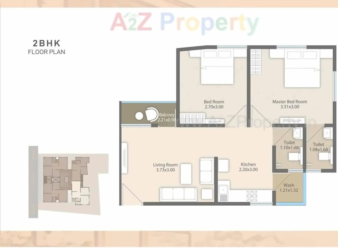 Layout of real estate project Tirth Exotica located at Kasba, Vadodara, Gujarat