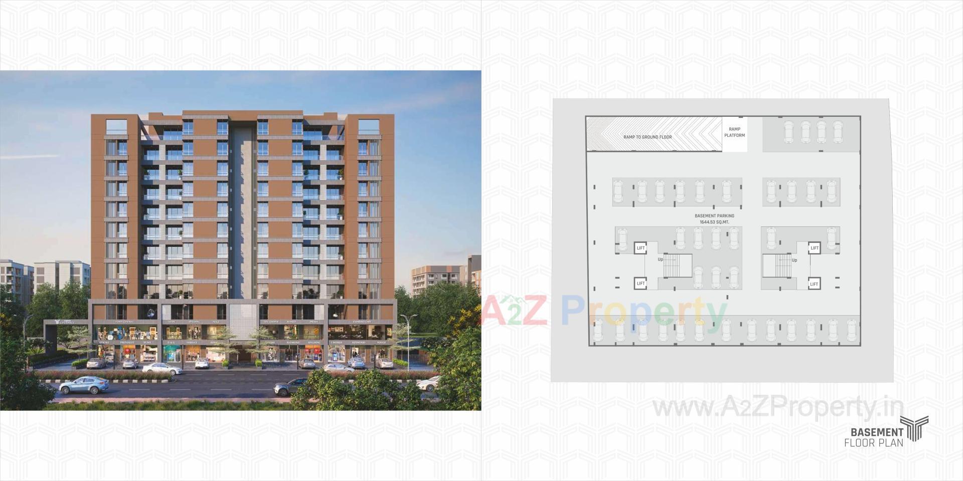 Layout of real estate project Tirth Lifespace located at Danteshwar, Vadodara, Gujarat