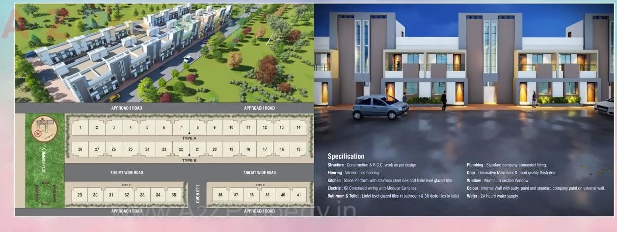  of real estate project Tithi Residency located at Nimetha, Vadodara, Gujarat