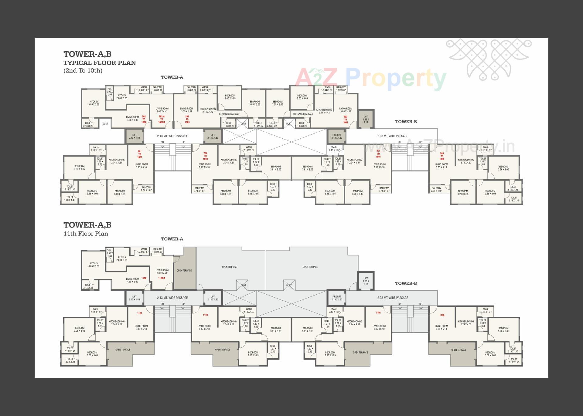 Layout of real estate project Toran Residency located at Sevasi, Vadodara, Gujarat