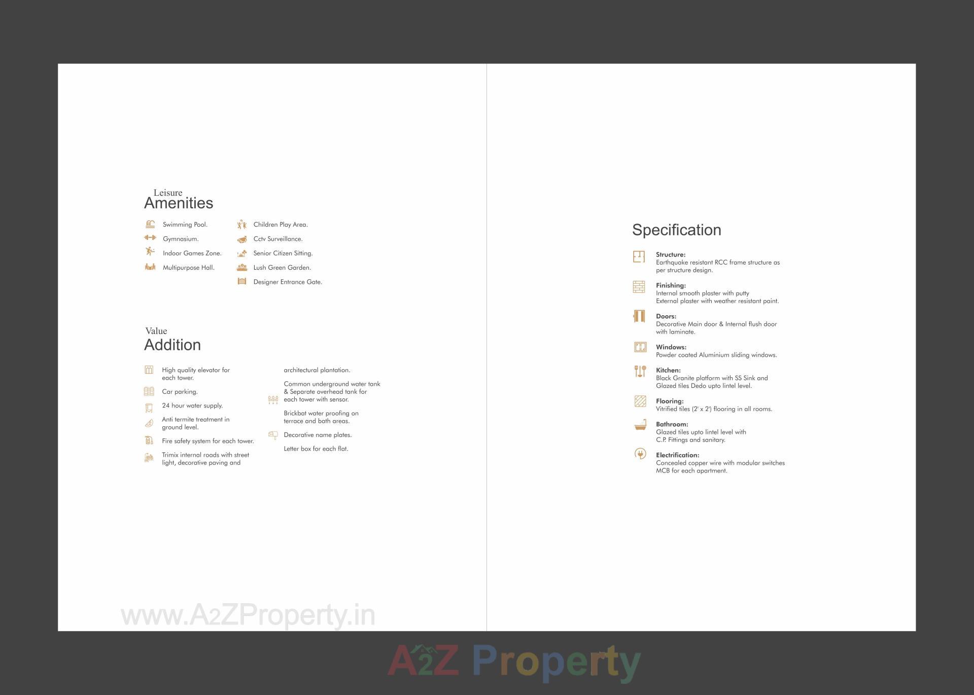  of real estate project Toran Residency located at Sevasi, Vadodara, Gujarat