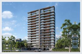 Elevation of real estate project Trilogy By Courtyard located at Sevasi, Vadodara, Gujarat