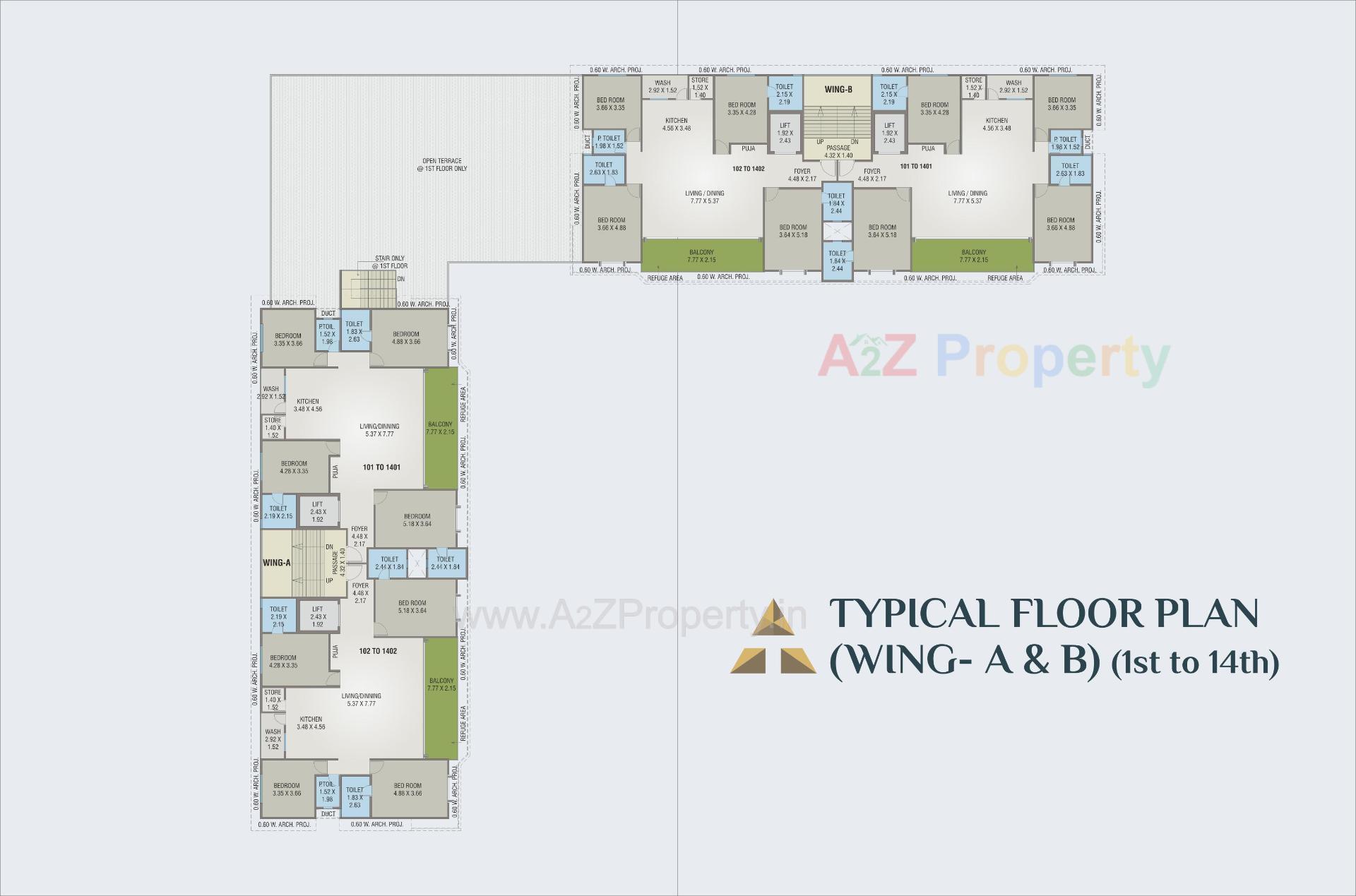 Layout of real estate project Trilogy By Courtyard located at Sevasi, Vadodara, Gujarat