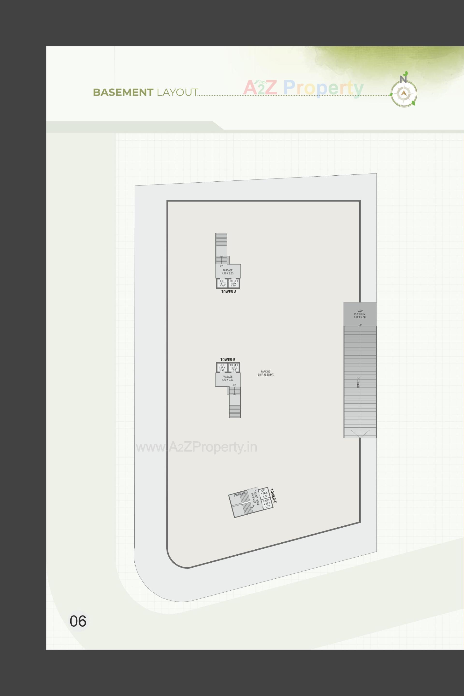 Layout of real estate project Trinetra Silvernest located at Tarsali, Vadodara, Gujarat