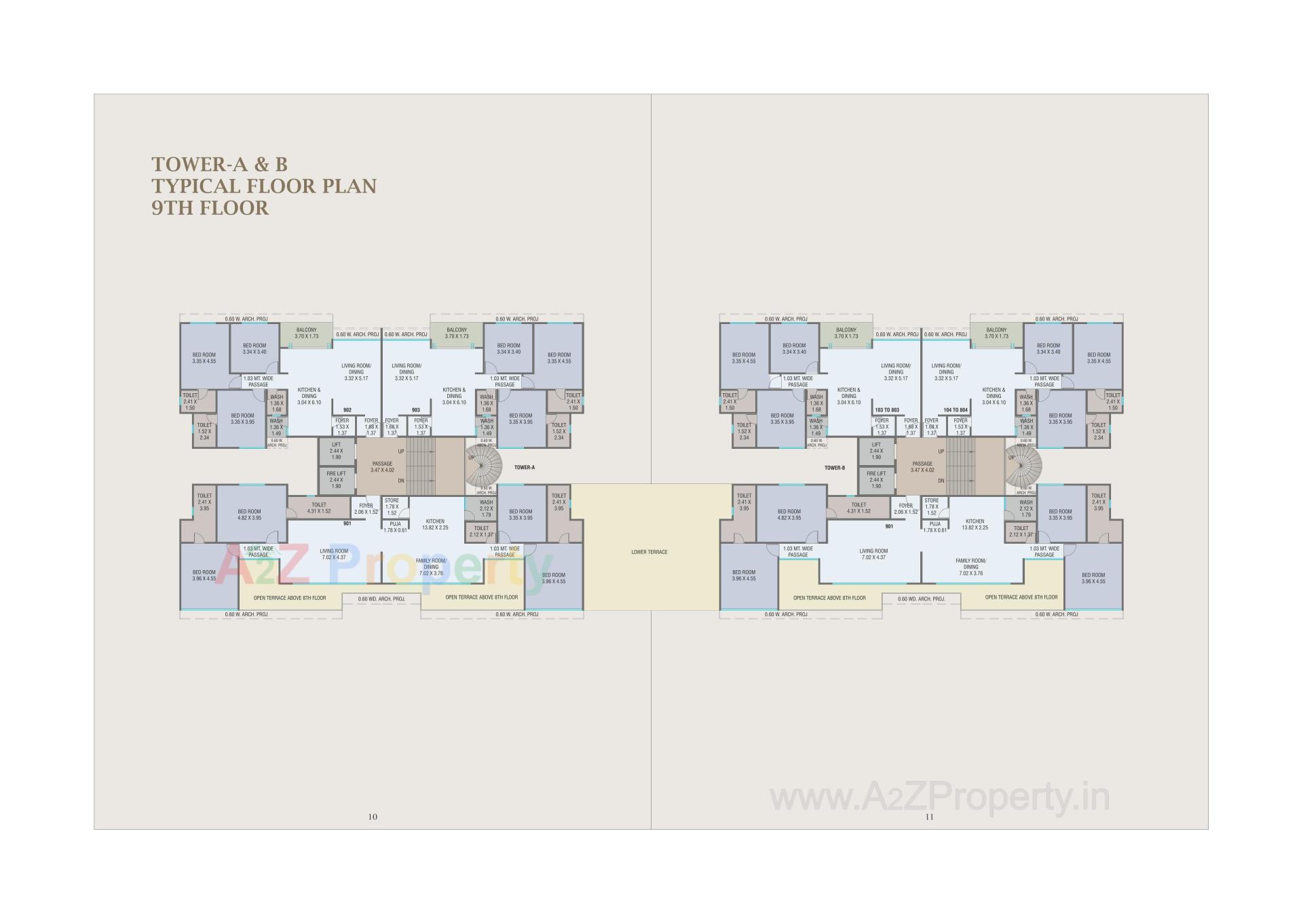 Layout of real estate project Trinity By Courtyard located at Gotri, Vadodara, Gujarat