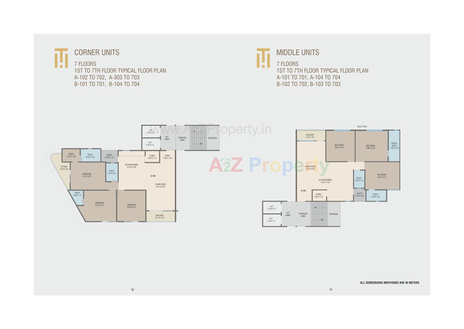Layout of real estate project Trinity Heights located at Talsat, Vadodara, Gujarat