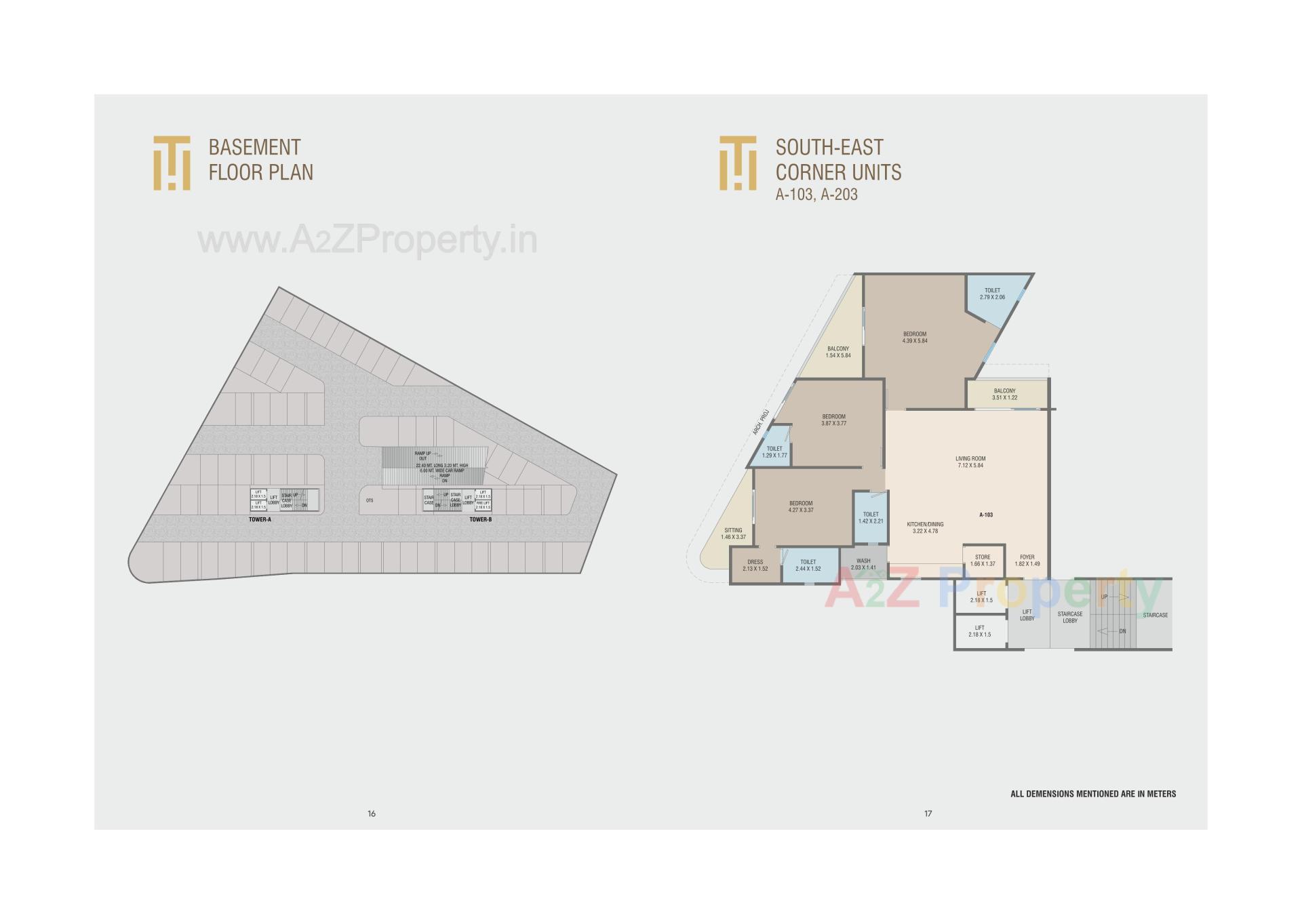 Layout of real estate project Trinity Heights located at Talsat, Vadodara, Gujarat