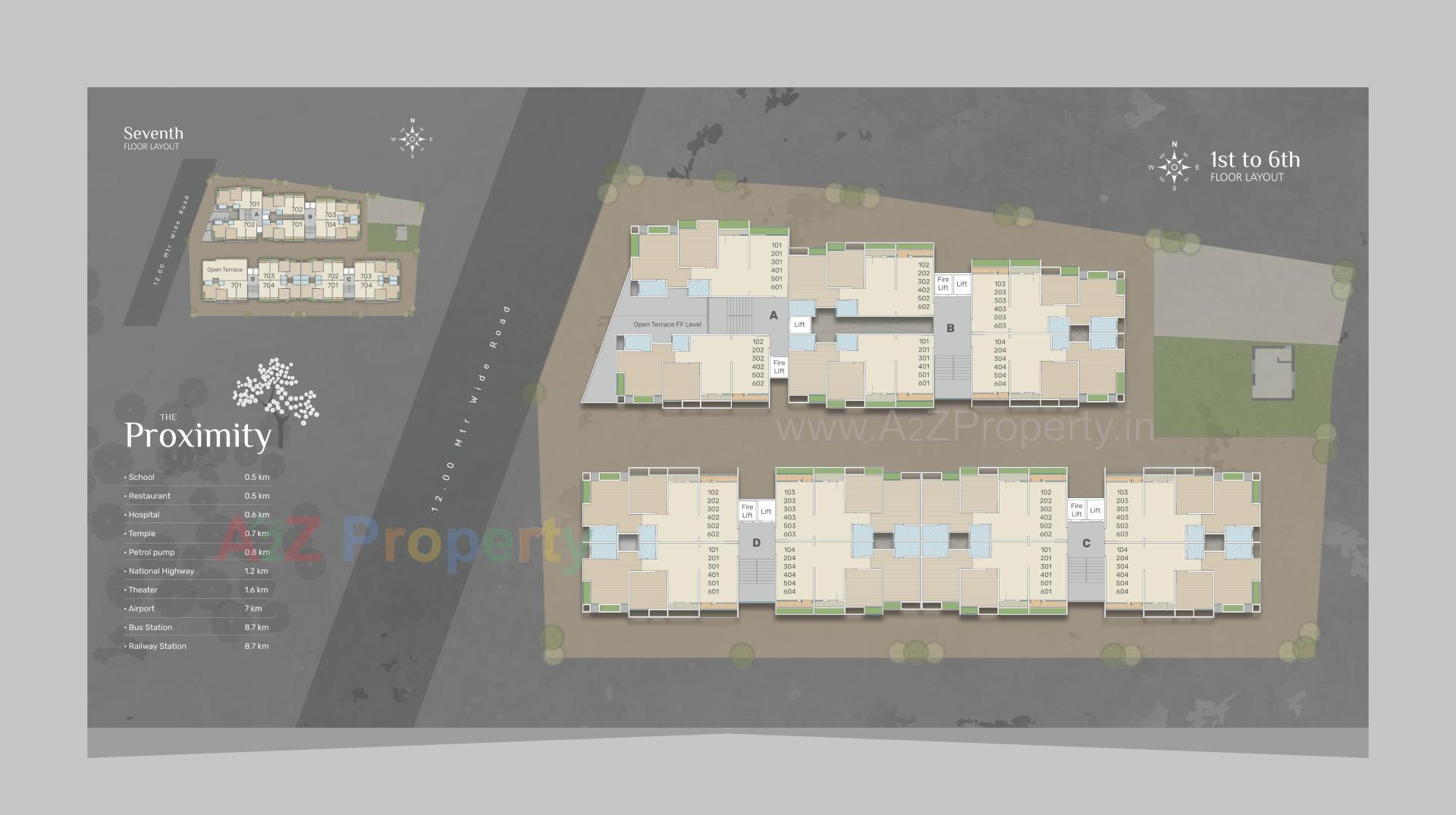 Layout of real estate project Trisha Rudraksh located at Danteshwar, Vadodara, Gujarat