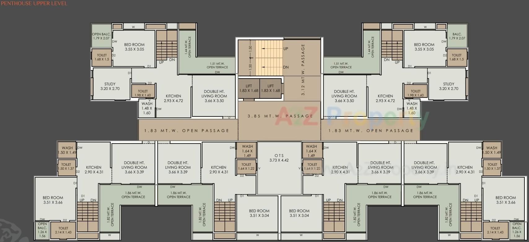 Layout of real estate project Trisha Rudraksh located at Kasba, Vadodara, Gujarat