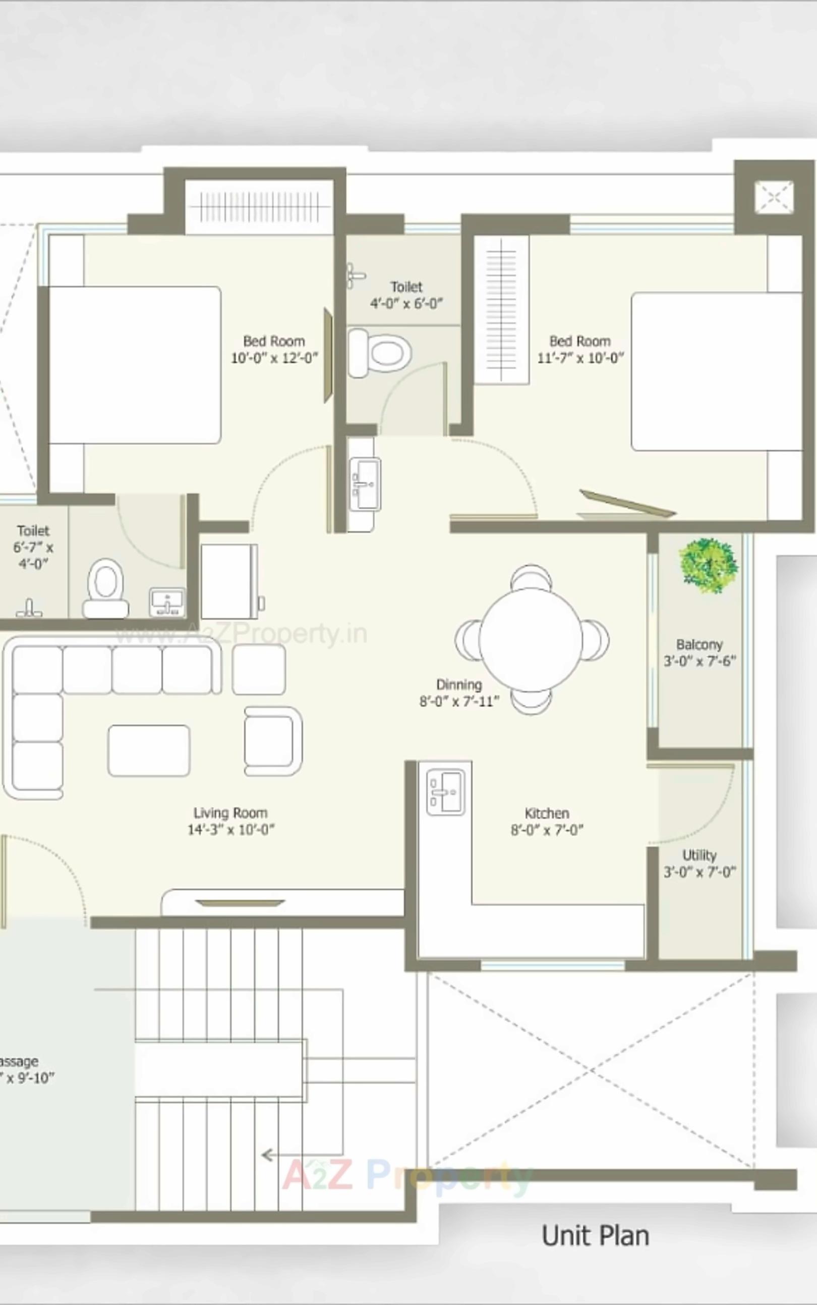Layout of real estate project Tulip Residency located at Vadodara, Vadodara, Gujarat