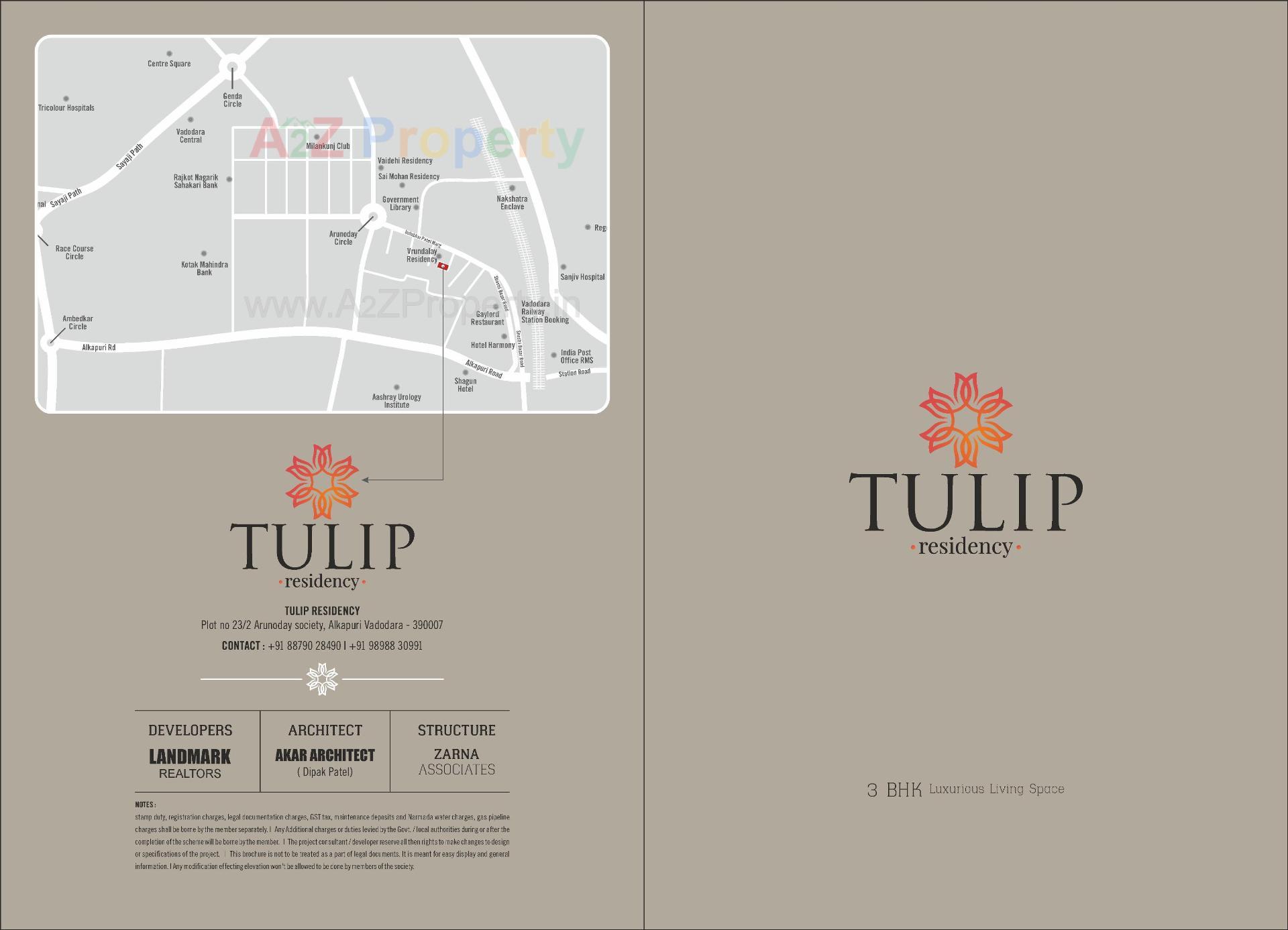  of real estate project Tulip Residency located at Vadodara, Vadodara, Gujarat