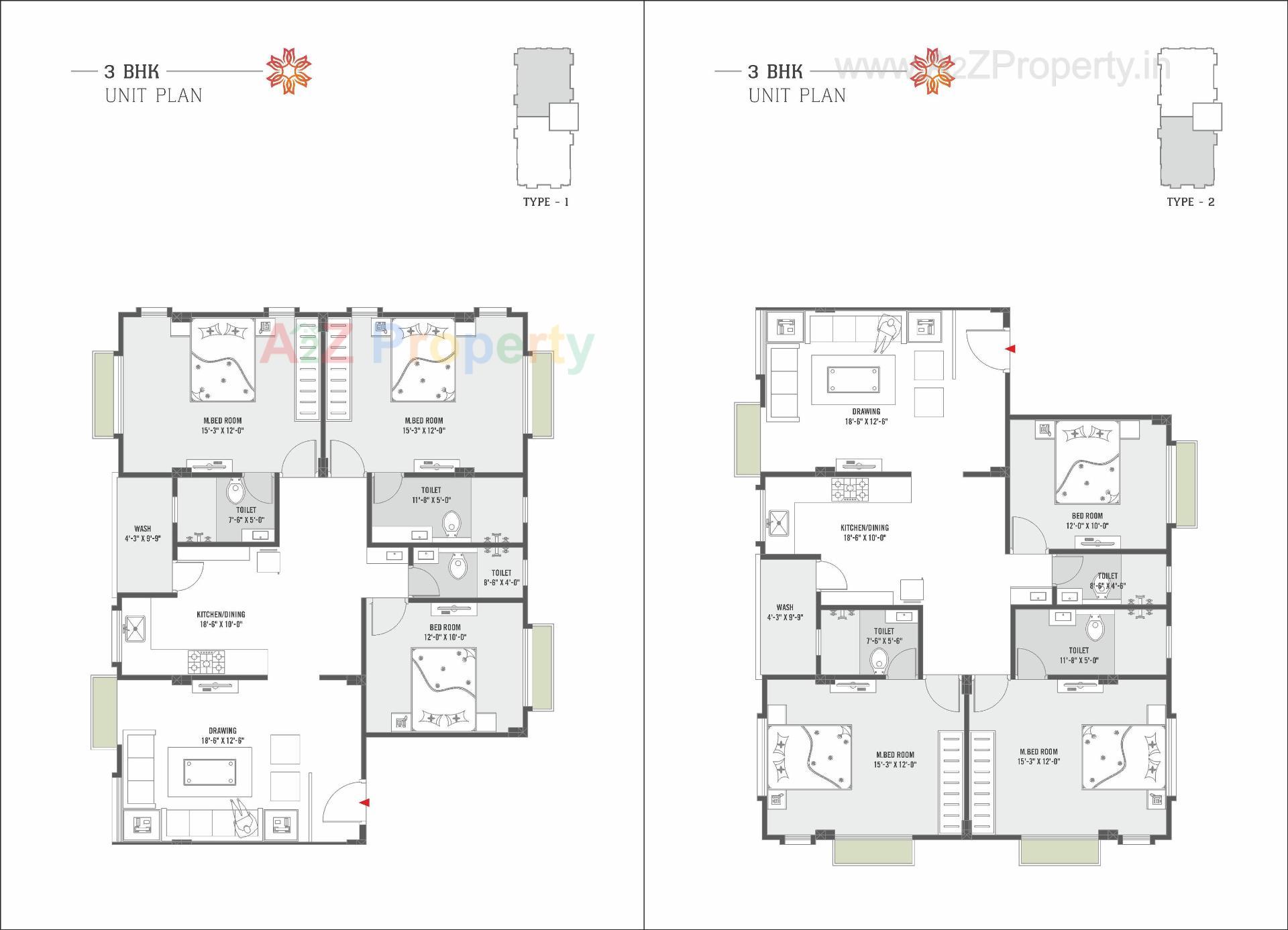 Layout of real estate project Tulip Residency located at Vadodara, Vadodara, Gujarat