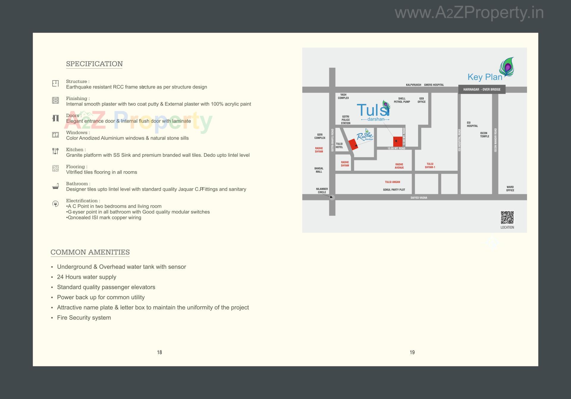  of real estate project Tulsi Darshan located at Gotri, Vadodara, Gujarat