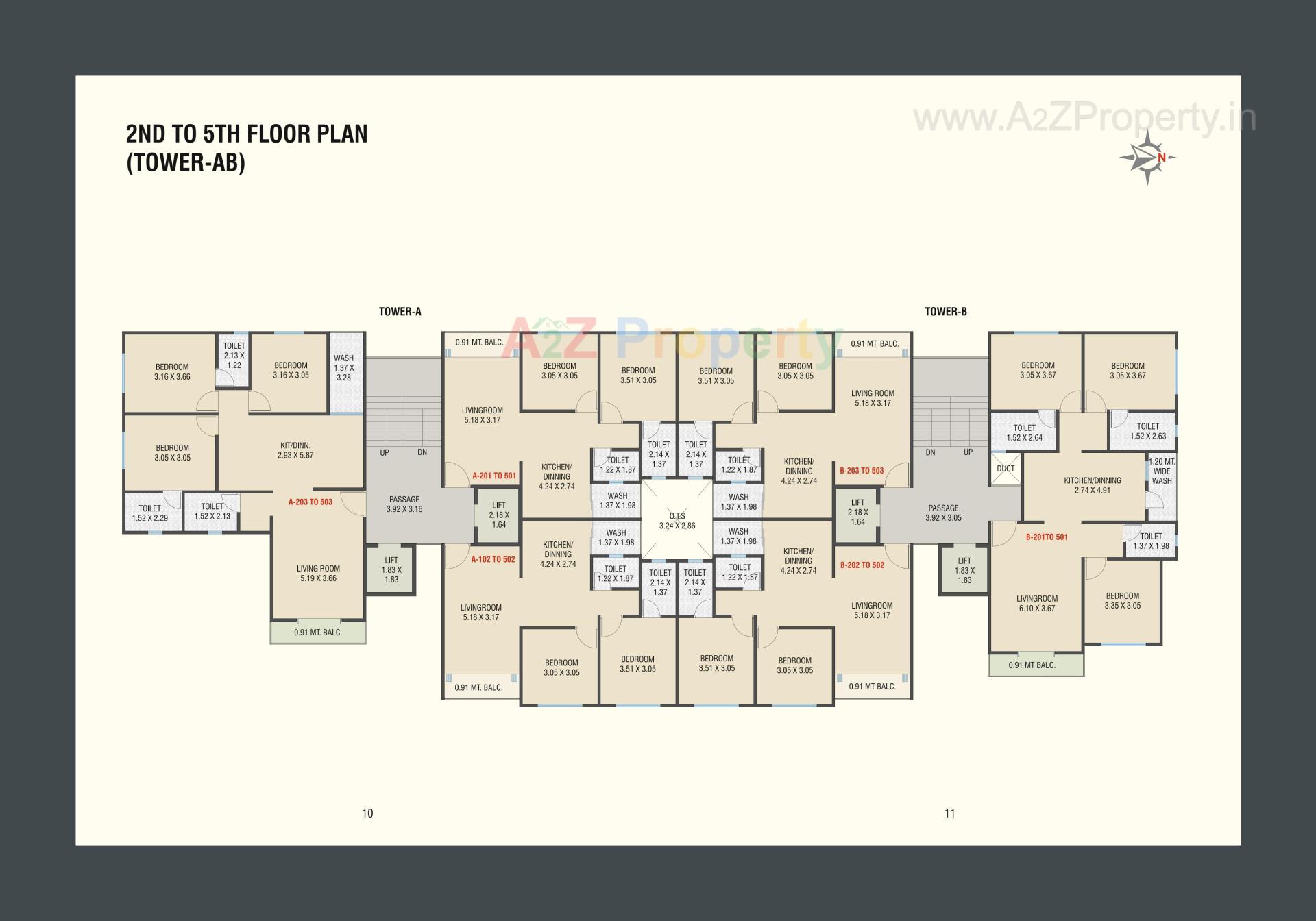 Layout of real estate project Tulsi Darshan located at Gotri, Vadodara, Gujarat