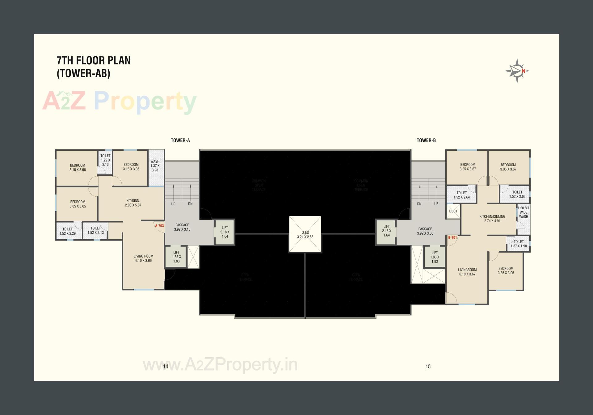 Layout of real estate project Tulsi Darshan located at Gotri, Vadodara, Gujarat