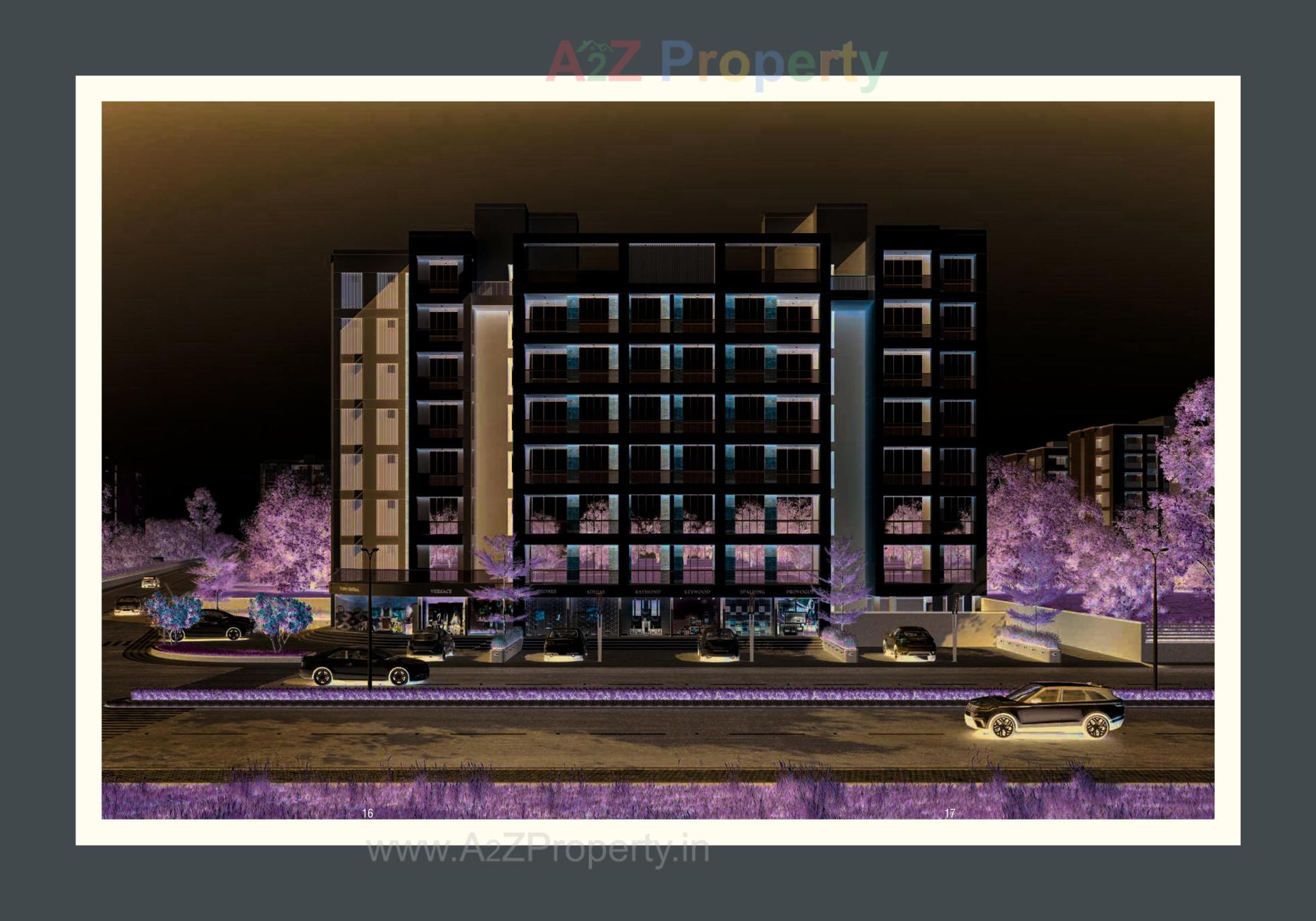 3D Elevation of real estate project Tulsi Darshan located at Gotri, Vadodara, Gujarat
