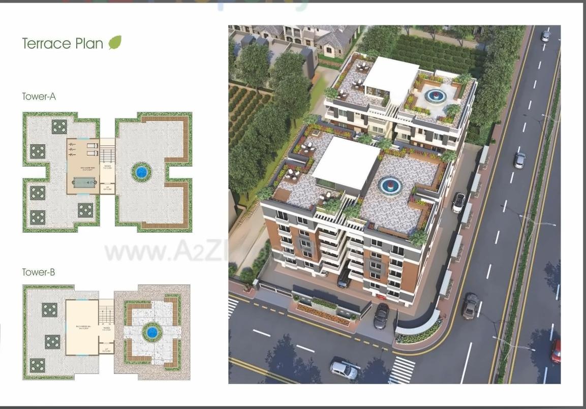 Layout of real estate project Tulsi Shyam located at Vasna, Vadodara, Gujarat