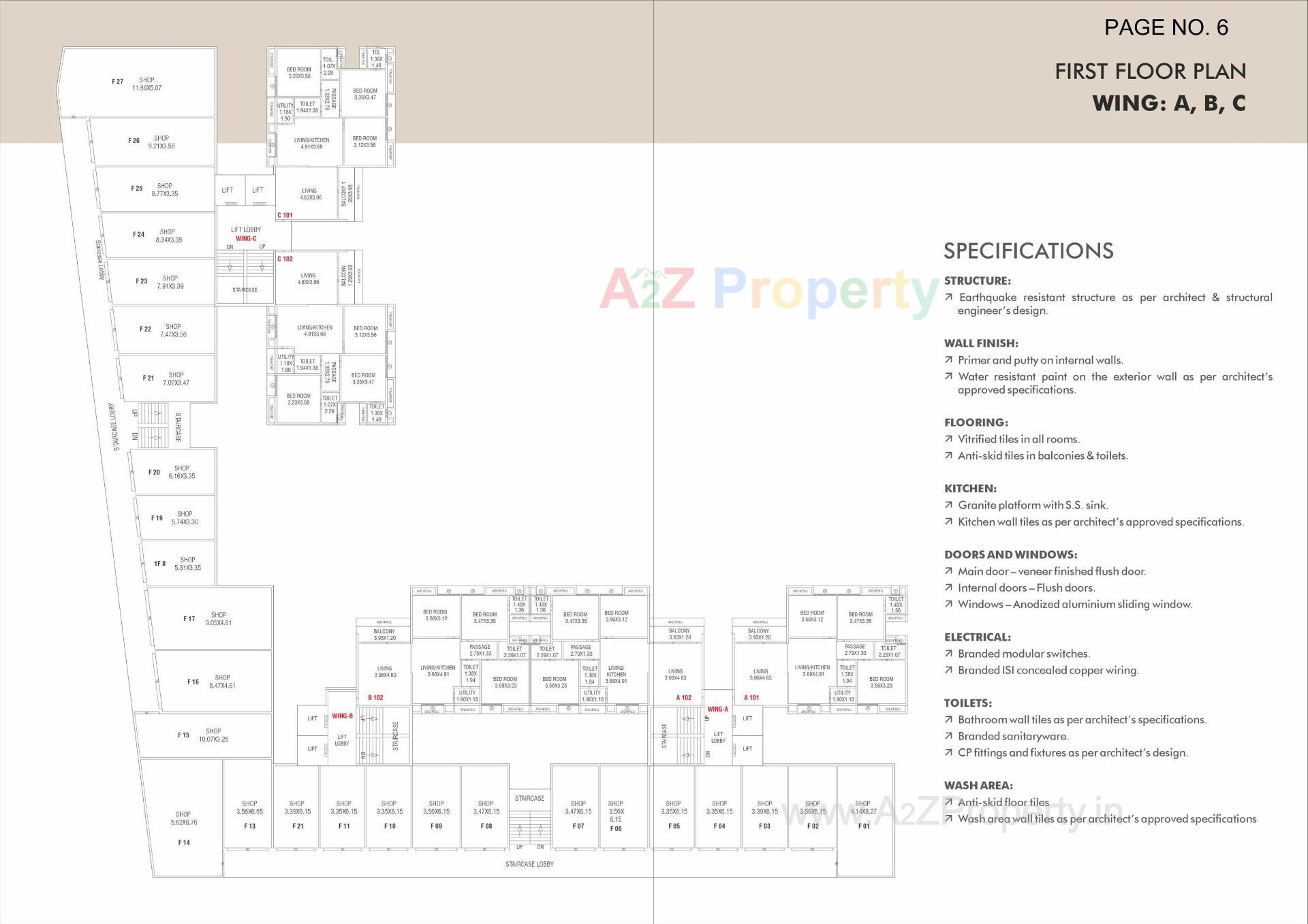 Layout of real estate project Ultima Crest located at Kapurai, Vadodara, Gujarat