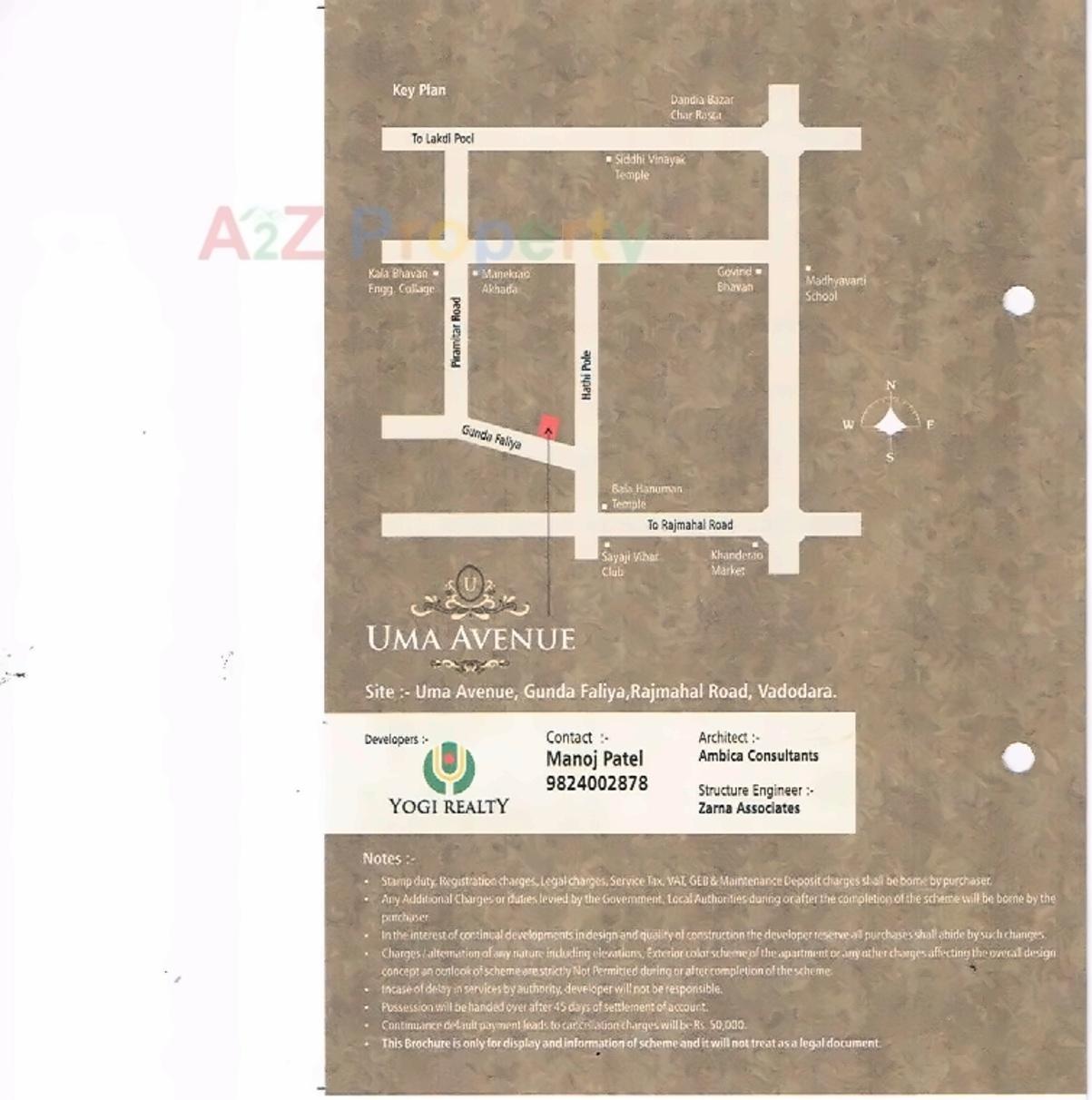  of real estate project Uma Avenue located at Kasba, Vadodara, Gujarat
