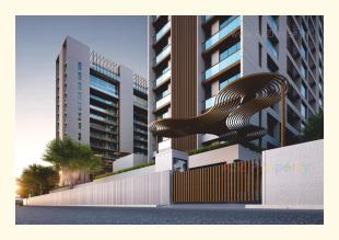 Elevation of real estate project Uma Residences located at Bhayli, Vadodara, Gujarat