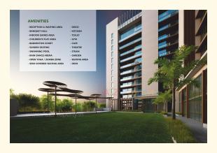 Elevation of real estate project Uma Residences located at Bhayli, Vadodara, Gujarat