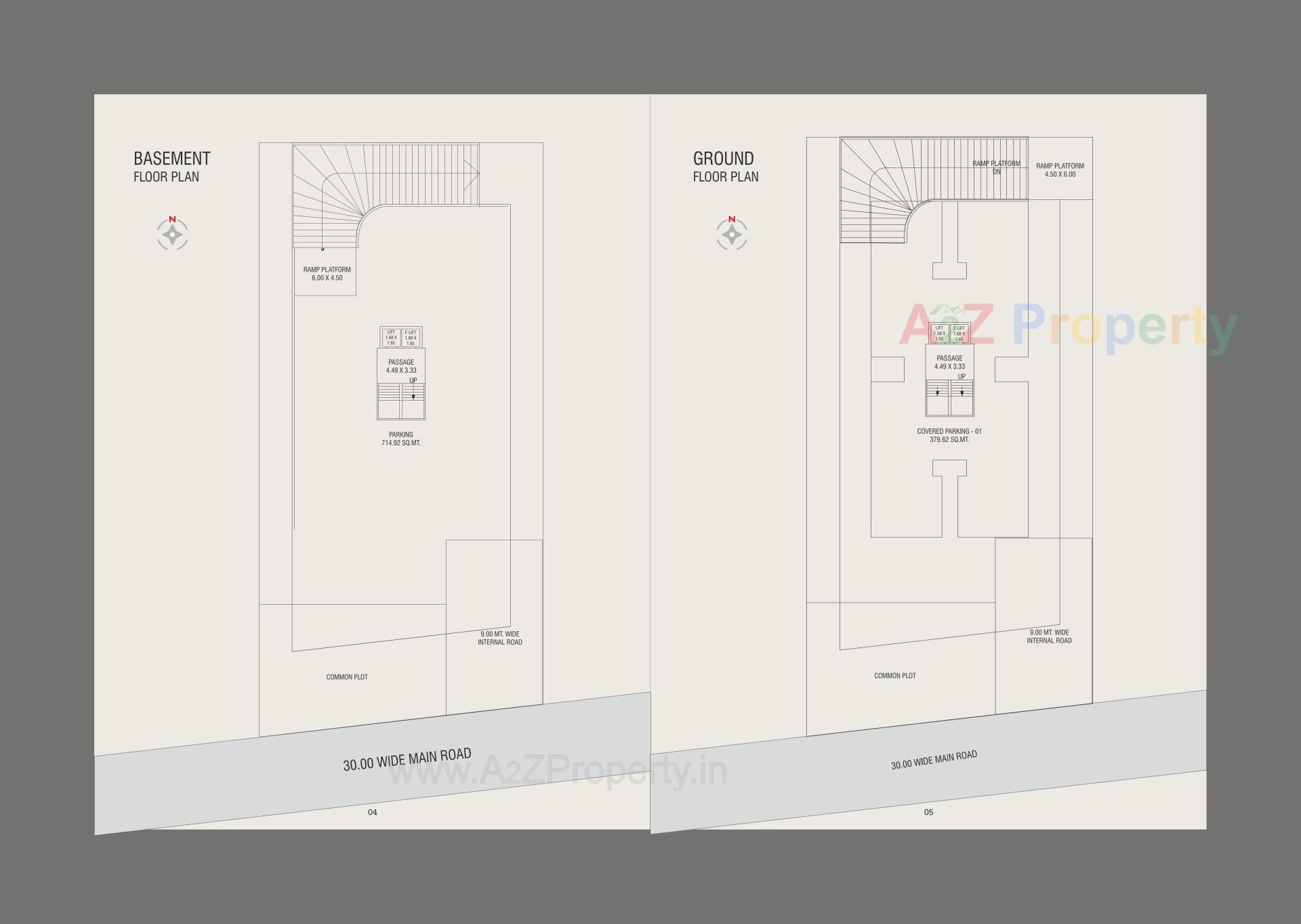 Layout of real estate project Umiya Heritage located at Chhani, Vadodara, Gujarat