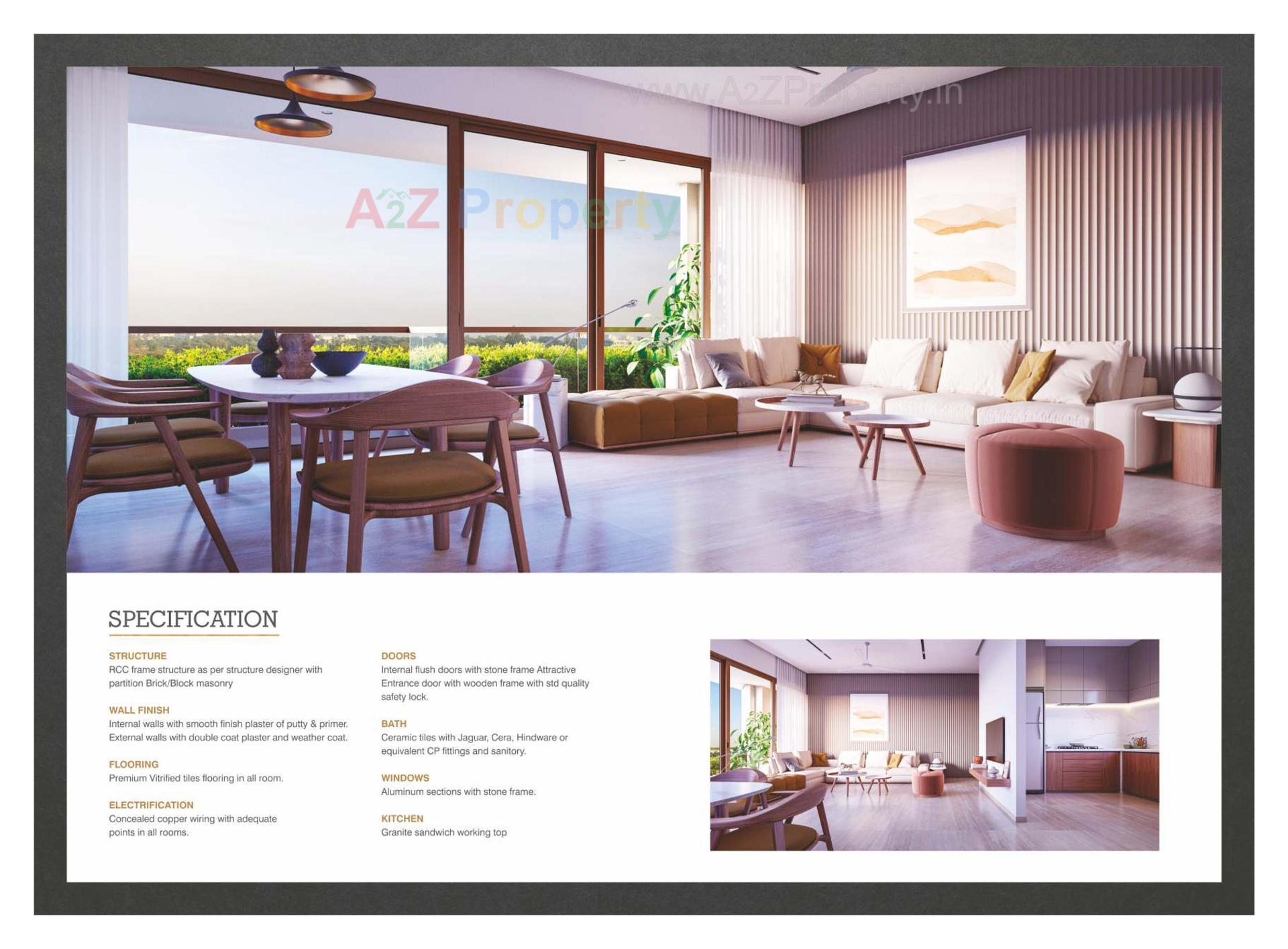 3D Elevation of real estate project Umiya Palace located at Chhani, Vadodara, Gujarat