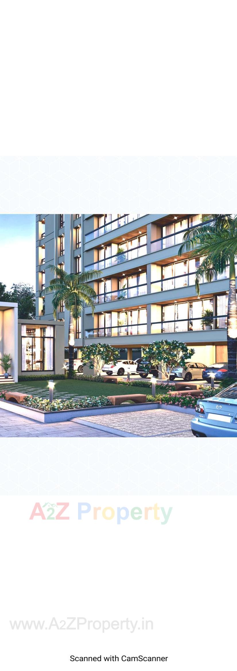 3D Elevation of real estate project Unity Lifestyle located at Vadsar, Vadodara, Gujarat