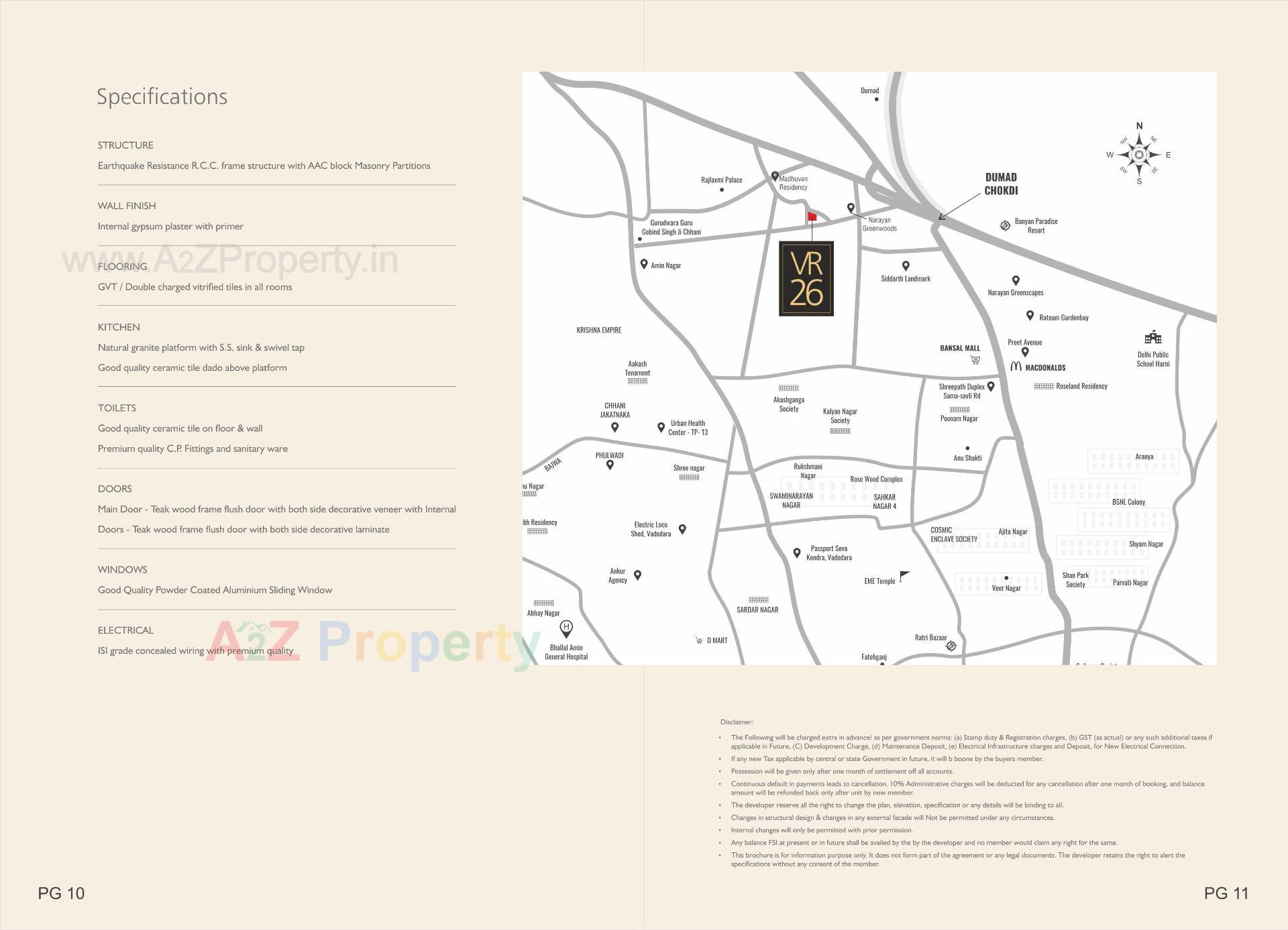  of real estate project V R located at Chani, Vadodara, Gujarat