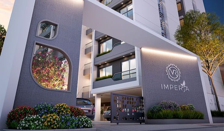 Gate of real estate project V R Imperia located at Bapod, Vadodara, Gujarat