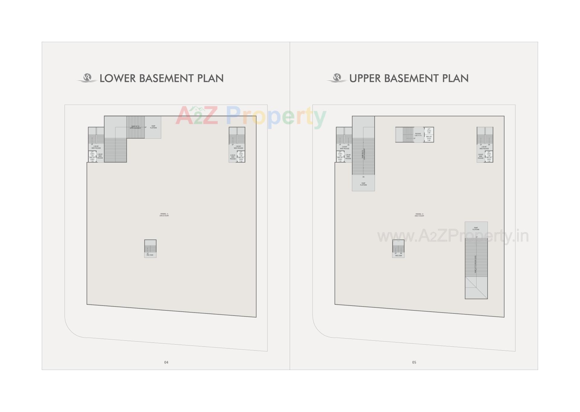 Layout of real estate project V R Infinity located at Bapod, Vadodara, Gujarat