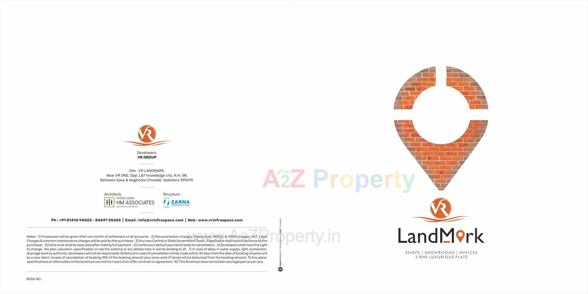  of real estate project V R Landmark located at Bapod, Vadodara, Gujarat