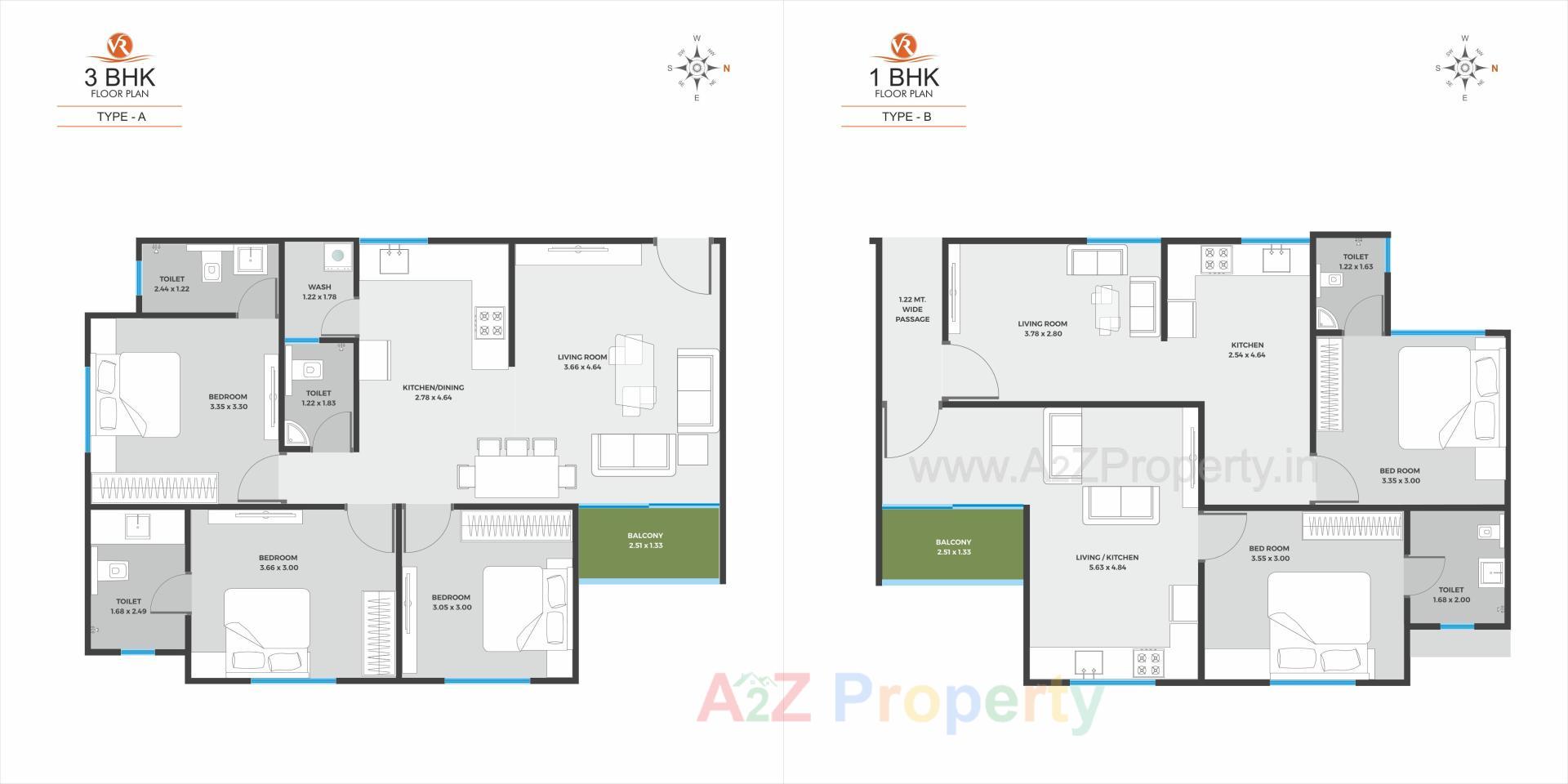 Layout of real estate project V R Landmark located at Bapod, Vadodara, Gujarat