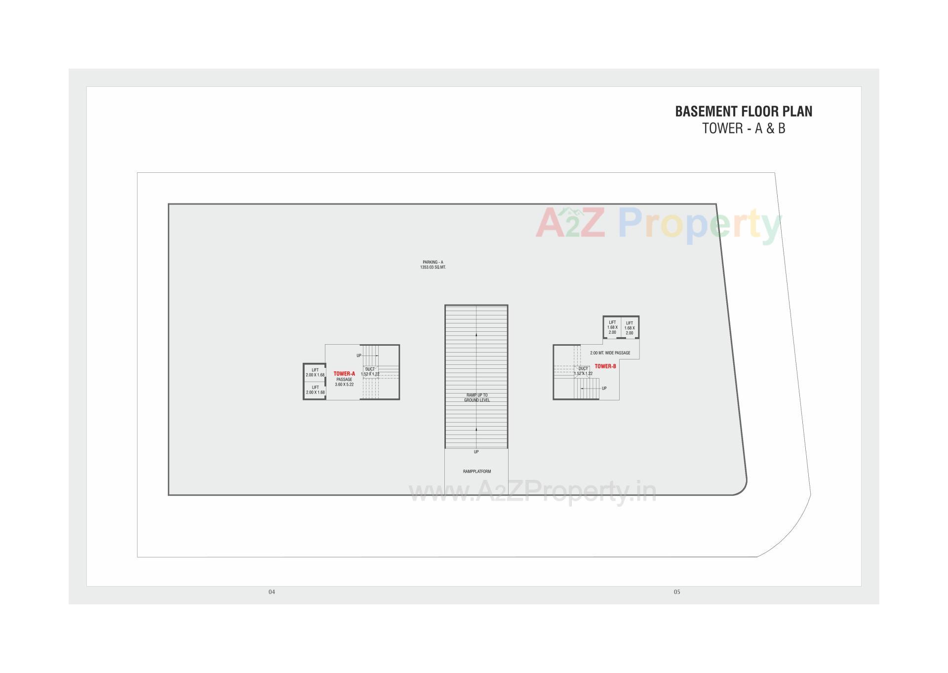 Layout of real estate project V R Luxuria located at Bhayli, Vadodara, Gujarat