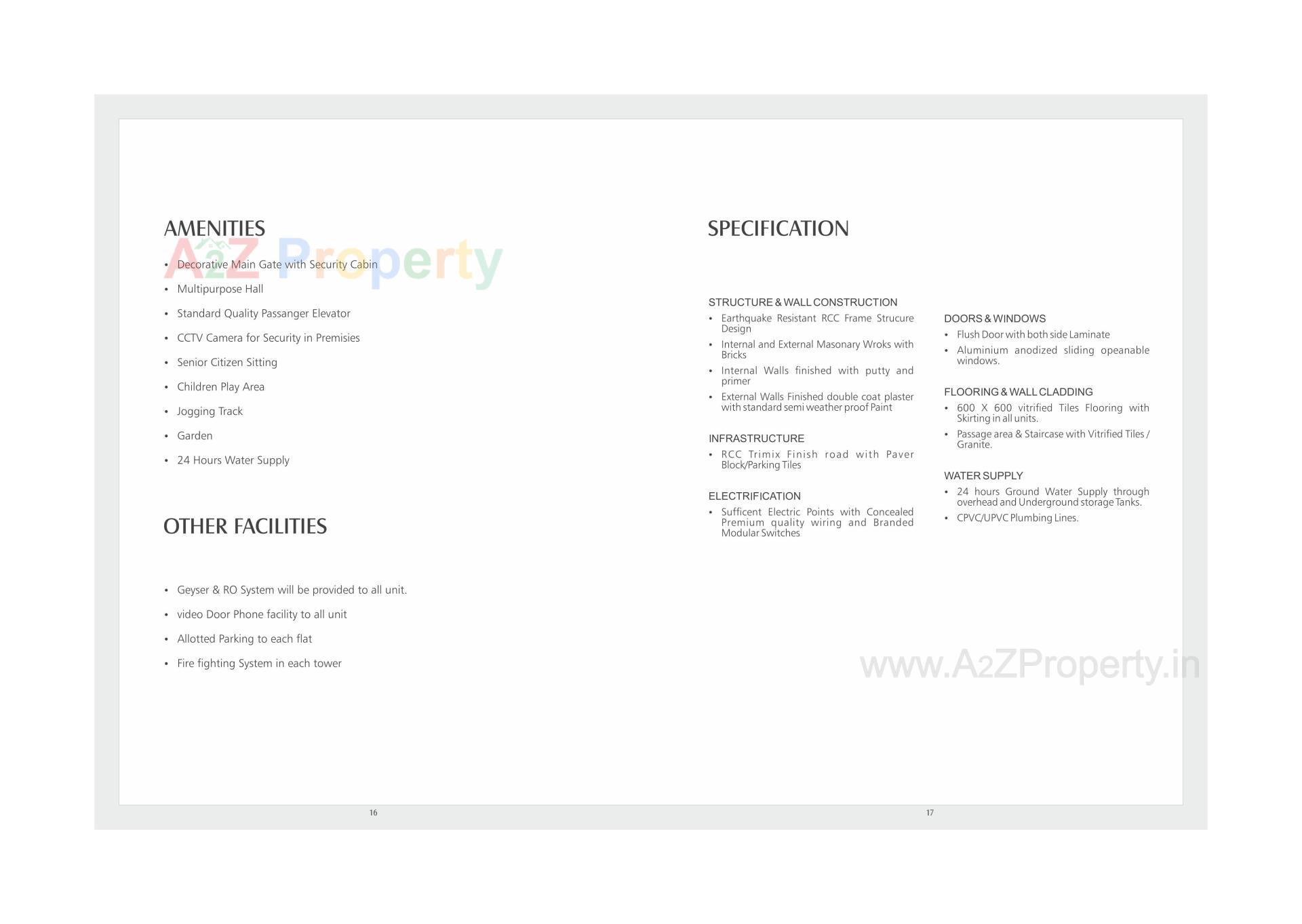  of real estate project V R Luxuria located at Bhayli, Vadodara, Gujarat