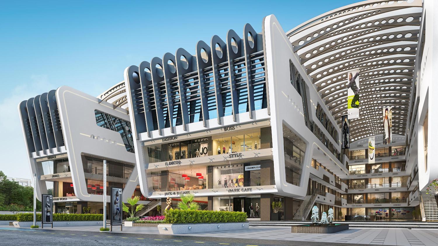 V R One Shops Showroom And Offices