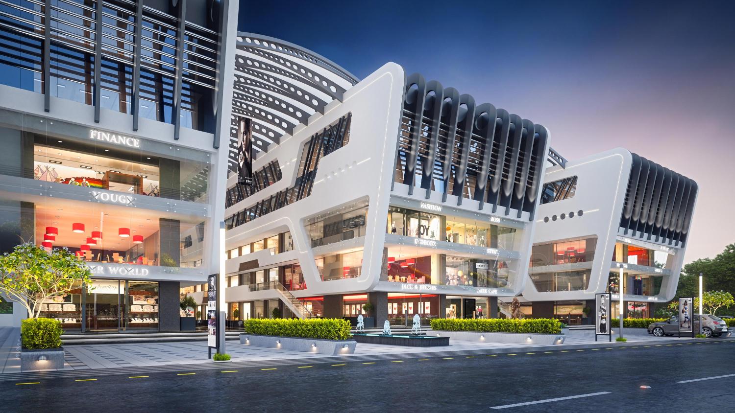 V R One Shops Showroom And Offices