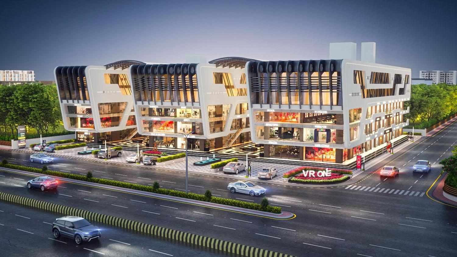 V R One Shops Showroom And Offices