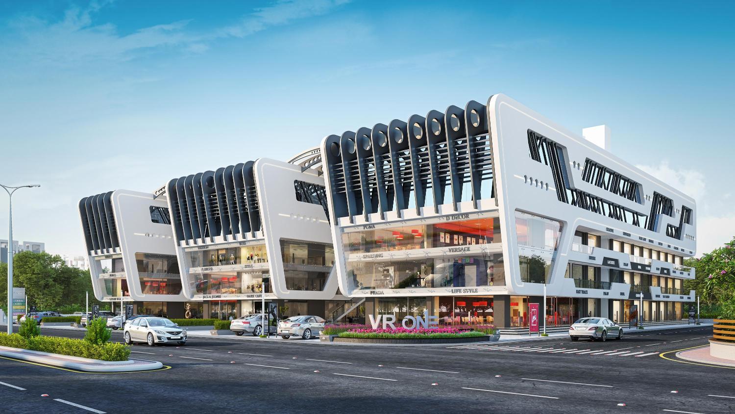 V R One Shops Showroom And Offices