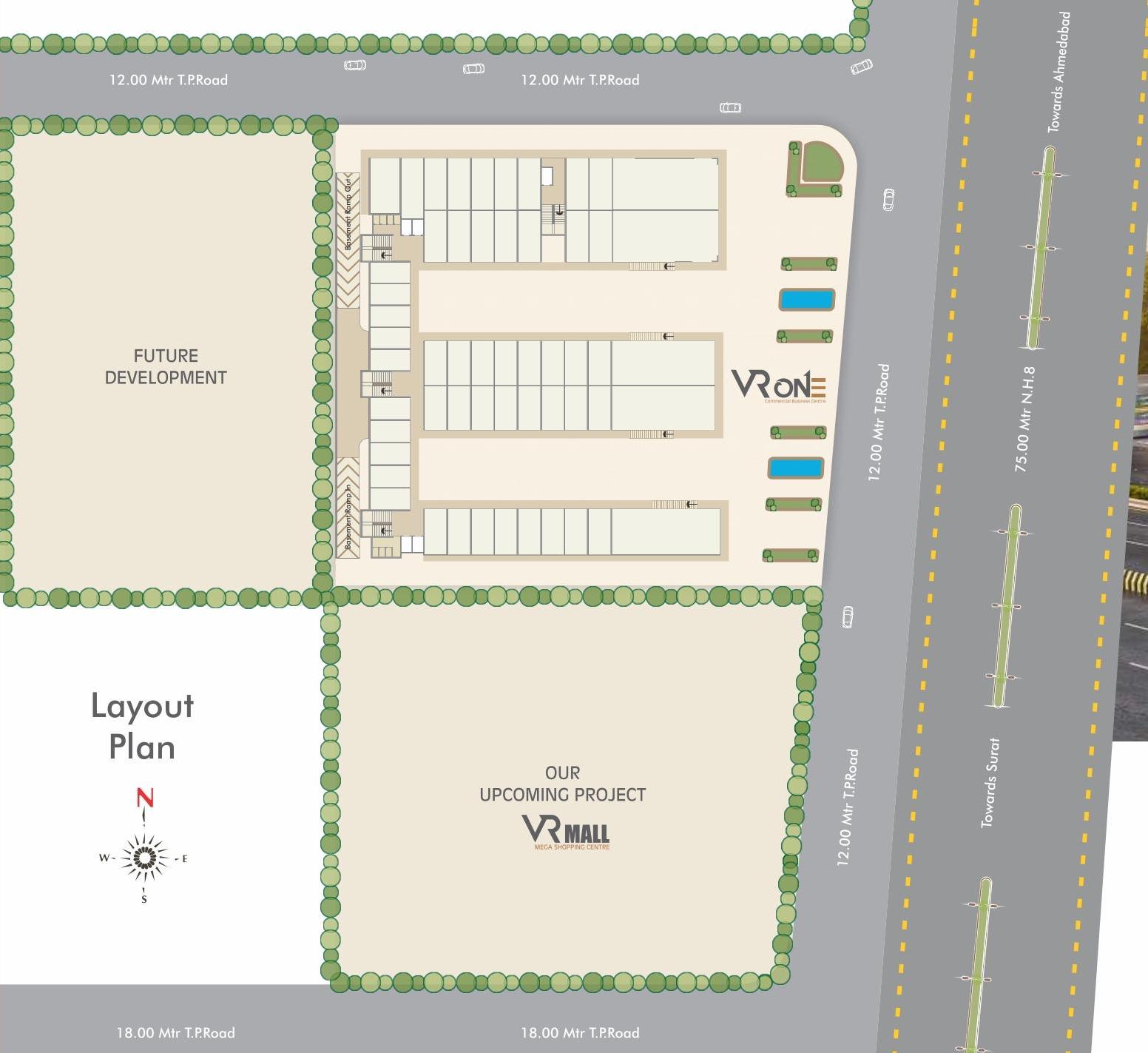 V R One Shops Showroom And Offices