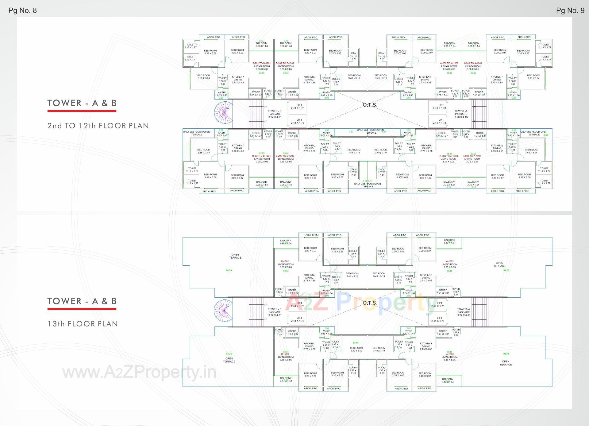 Layout of real estate project V R Vivanta located at Sayajipura, Vadodara, Gujarat
