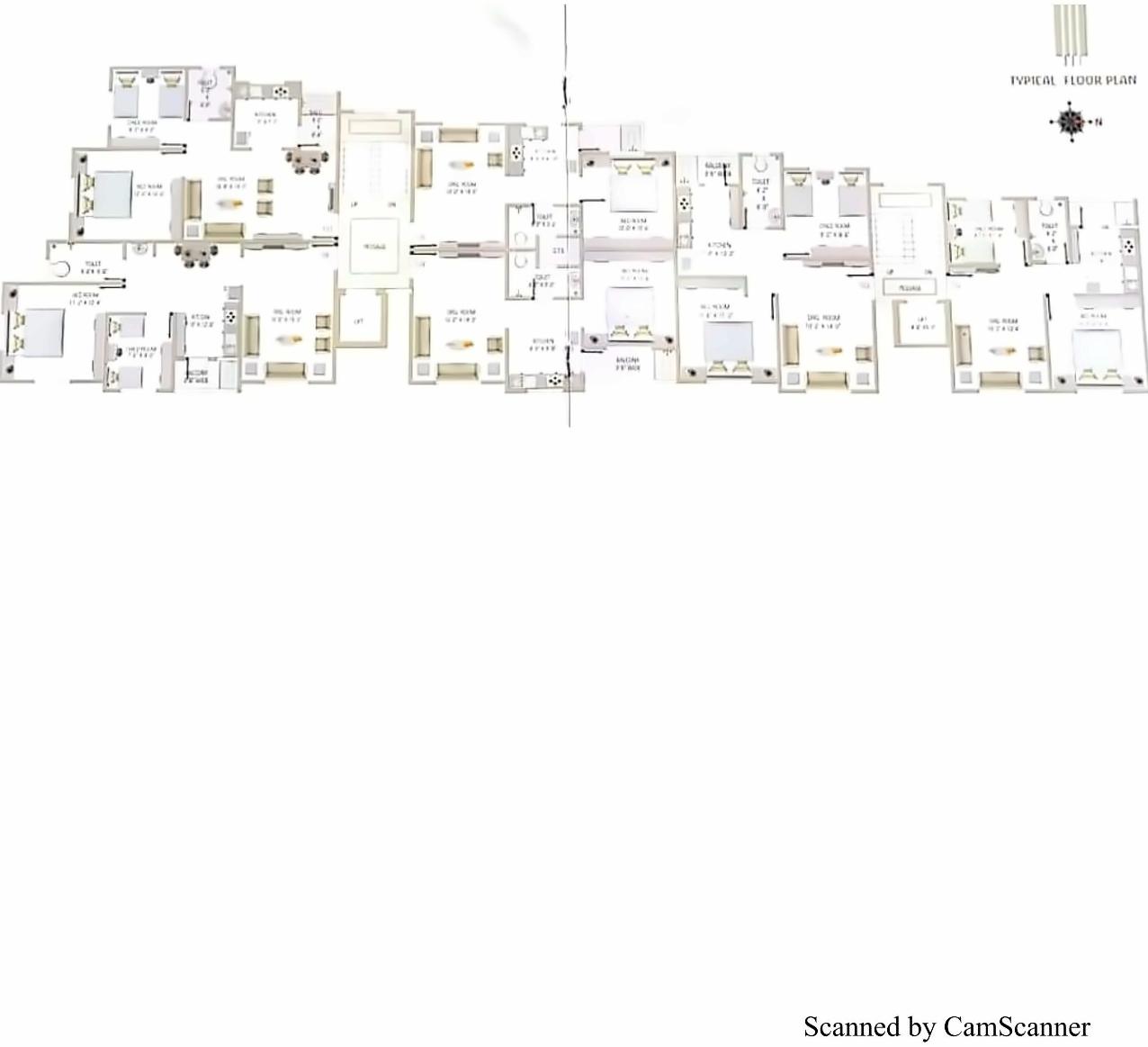 Layout of real estate project Vaibhav Avenue located at Atladara, Vadodara, Gujarat