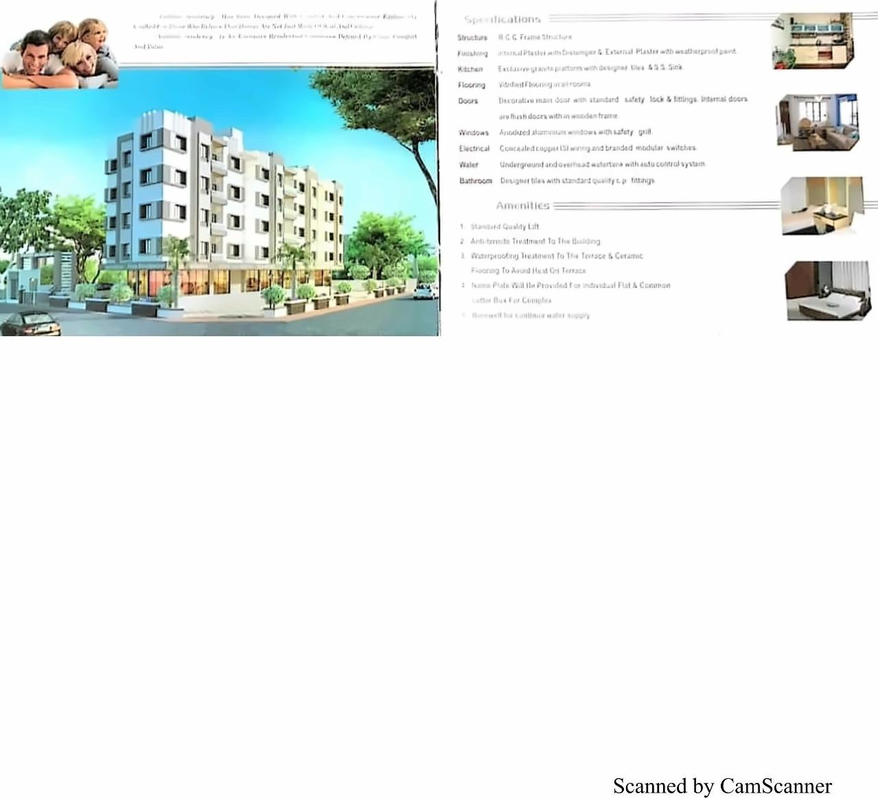 3D Elevation of real estate project Vaibhav Avenue located at Atladara, Vadodara, Gujarat
