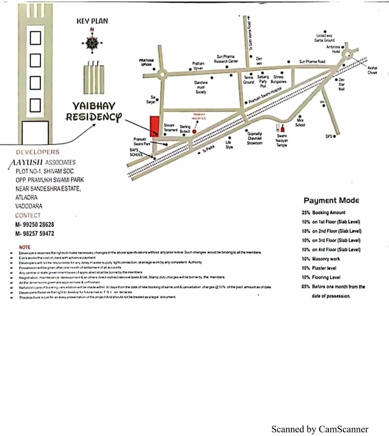  of real estate project Vaibhav Avenue located at Atladara, Vadodara, Gujarat