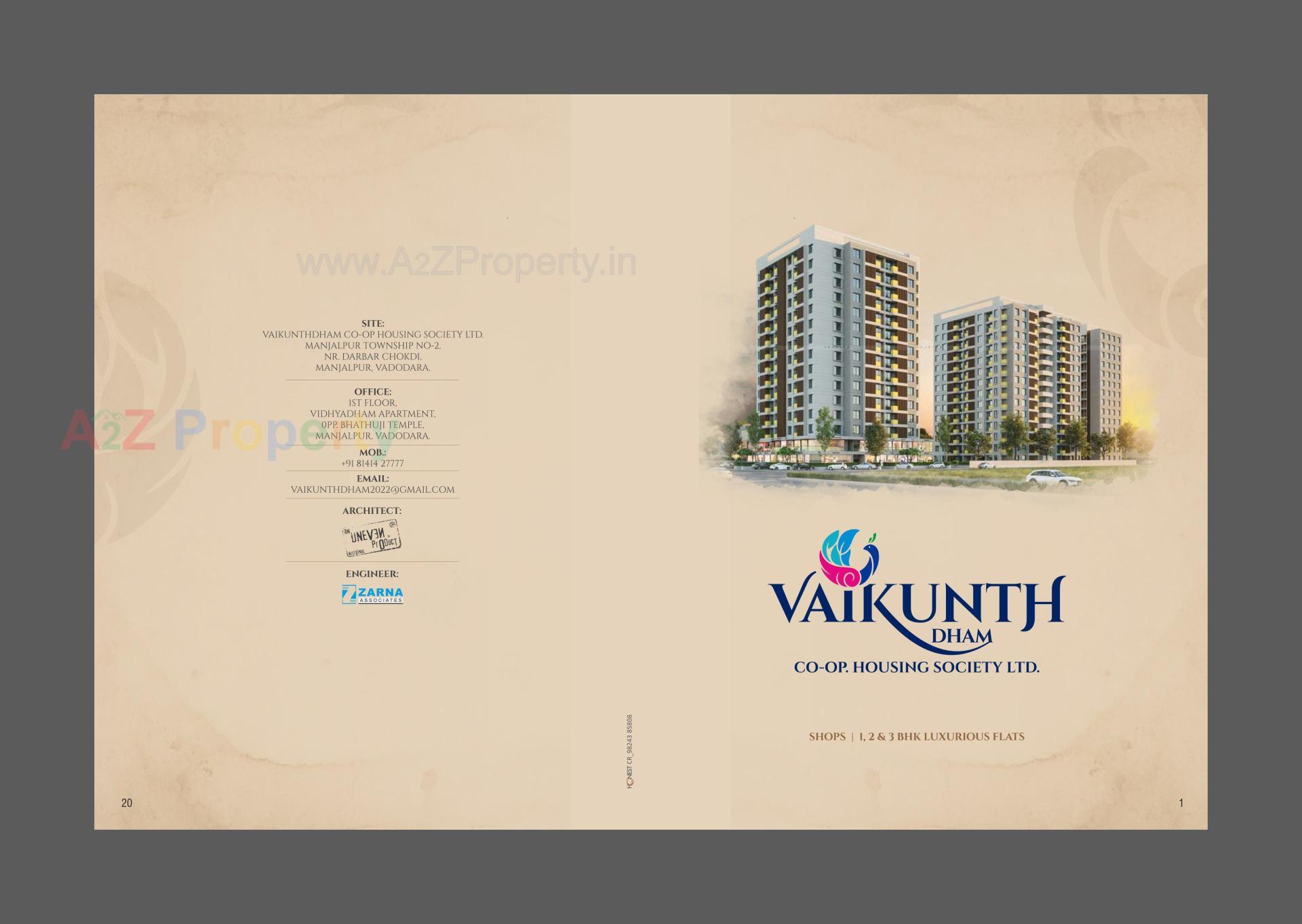  of real estate project Vaikunthdham Co Operative Housing Society Ltd located at Manjalpur, Vadodara, Gujarat